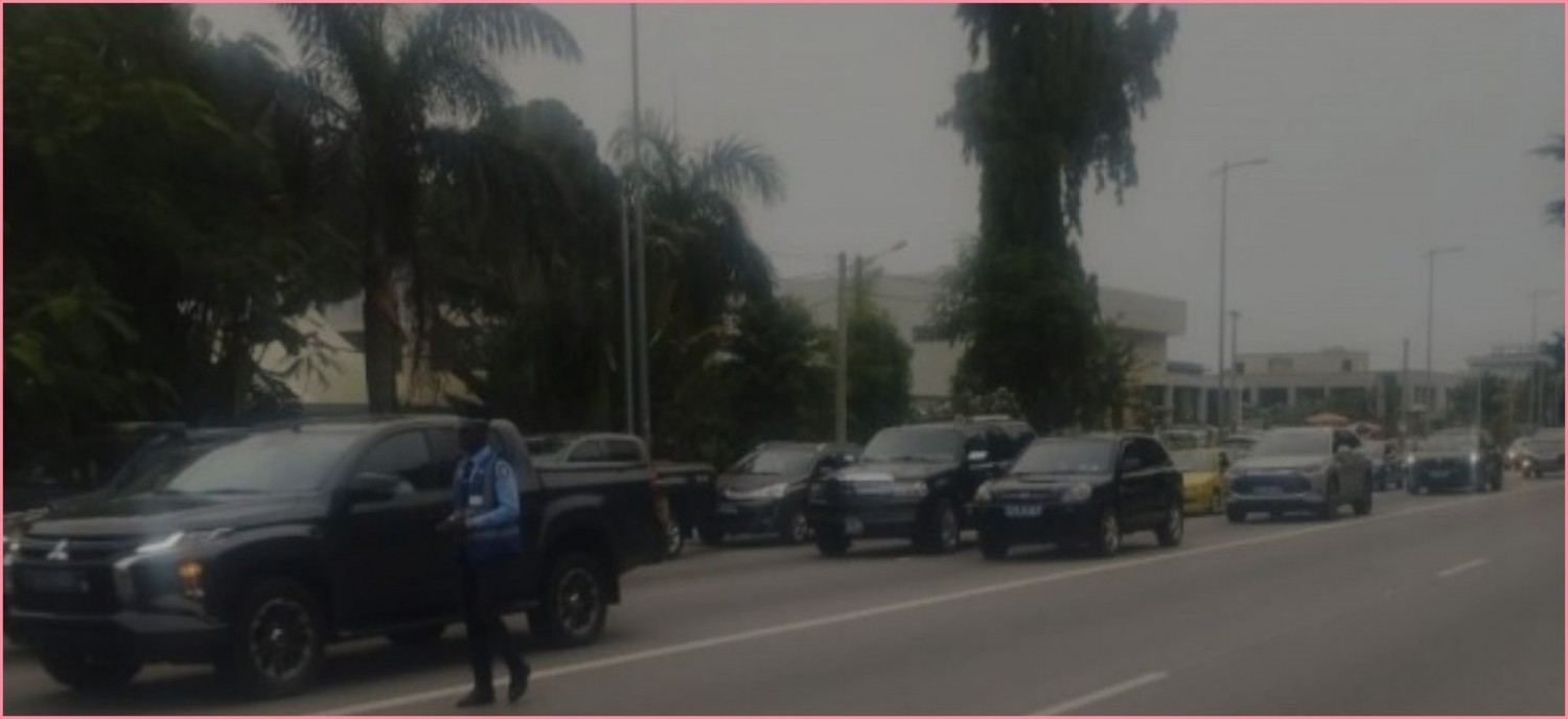 Côte d'Ivoire : Circulation anarchique en contresens à Cocody-Riviera Golf, 186 véhicules dont des cortèges interpellés