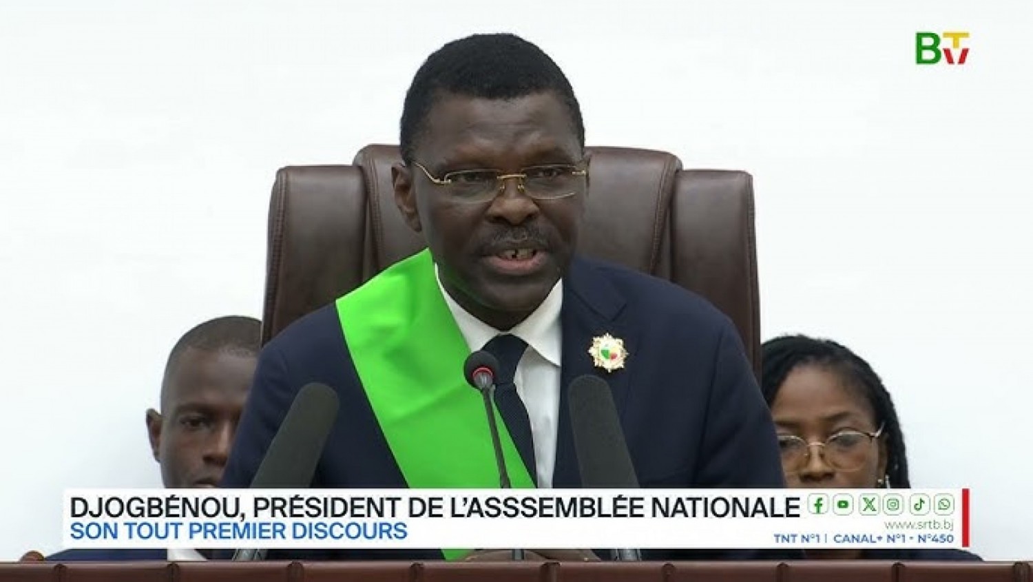 Bénin : Joseph Djogbénou élu président de l'Assemblée nationale