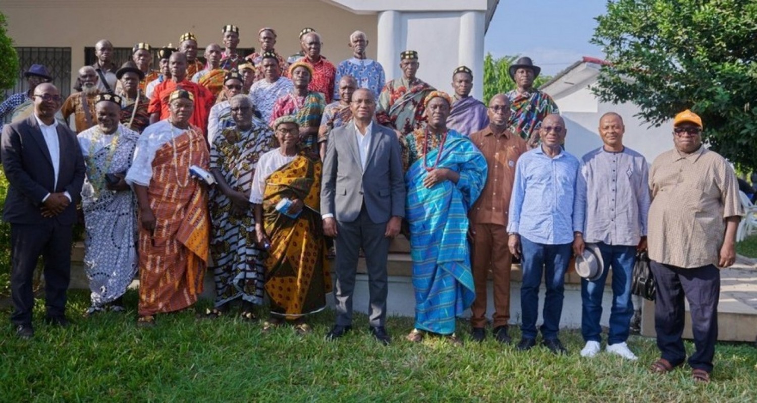 Côte d'Ivoire : Reconduit au gouvernement, les forces vives de Béoumi scellent l'union sacrée autour du ministre Sidi Touré