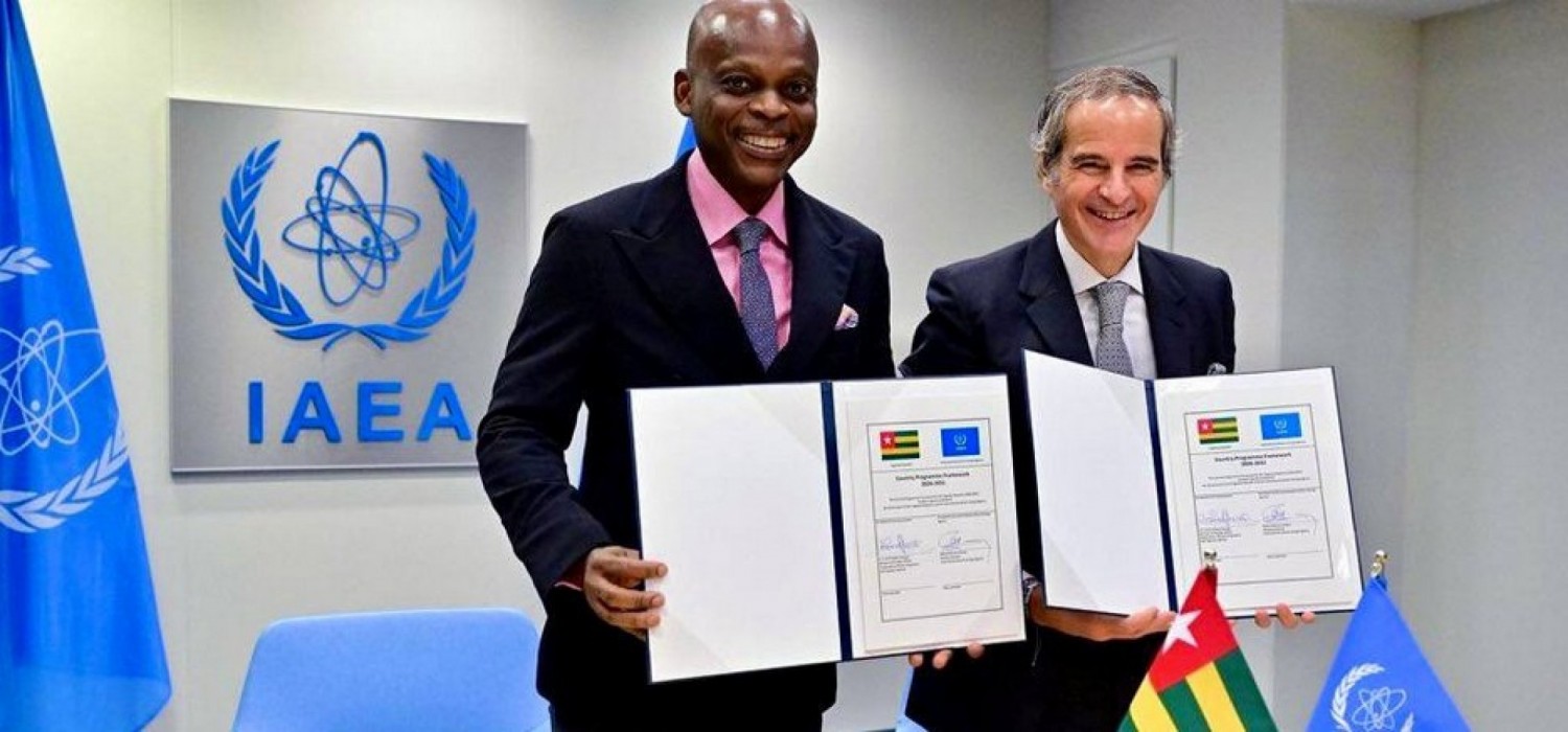 Togo :  Accord quinquennal avec l'AIEA pour des technologies nucléaires