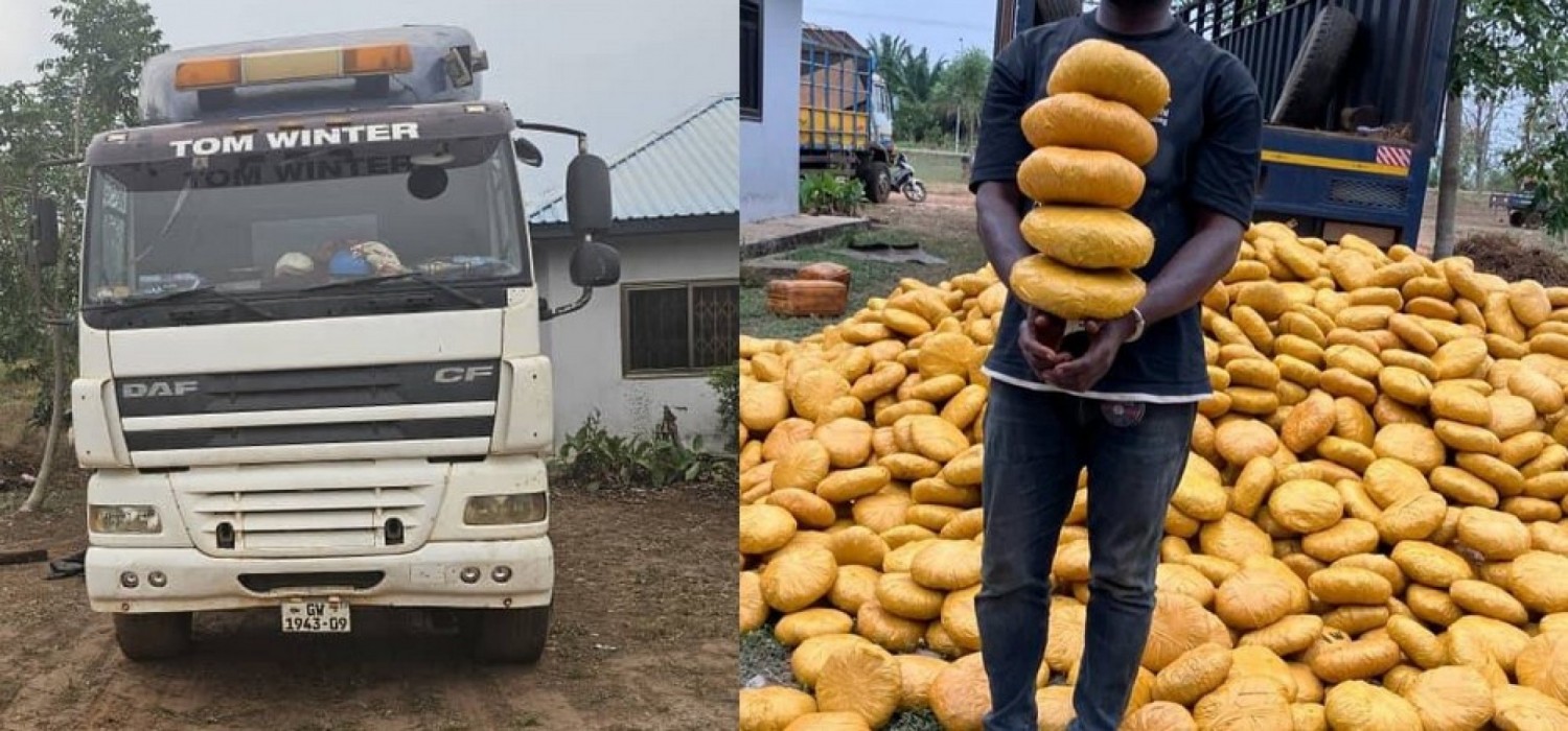 Ghana :  La police intercepte 4 000 colis de stupéfiants présumés à Dambai