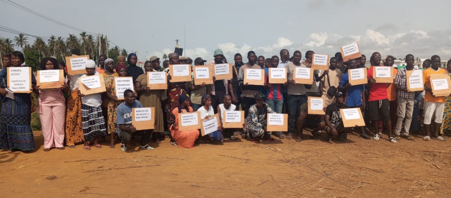 Côte d'Ivoire : Village de Modeste, les populations dénoncent la spoliation de leurs terres et interpellent le Conseil d'Etat