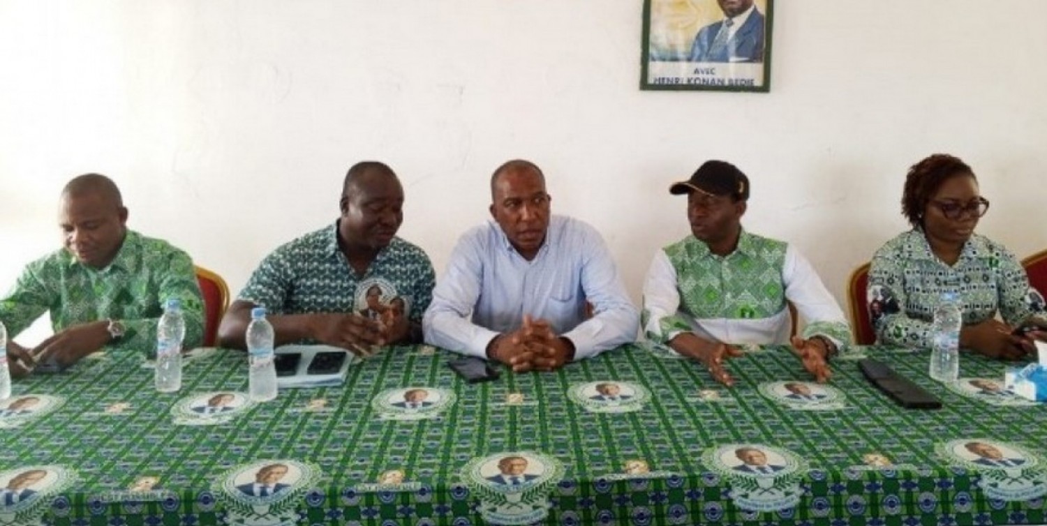 Côte d'Ivoire : Reprise des Législatives à Toumodi, la JPDCI aux militants : « L'argent ne se lève pas pour aller voter, ce sont les hommes qui votent »