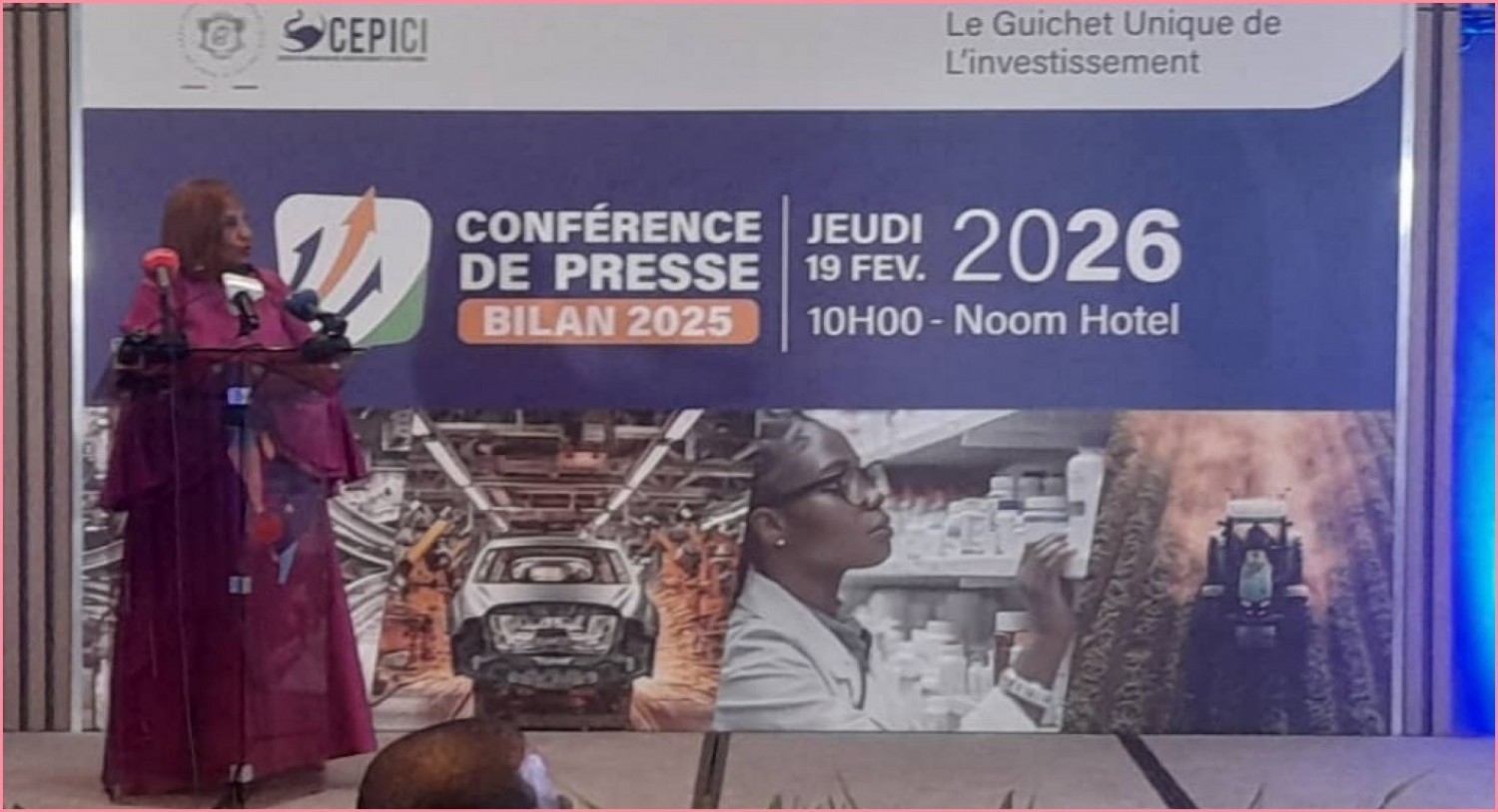Côte d'Ivoire : 2025, le CEPICI révèle des investissements agréés s'élevant à 812,67 milliards FCFA contre 742,46 milliards de FCFA en 2024, soit une hausse de 9 %