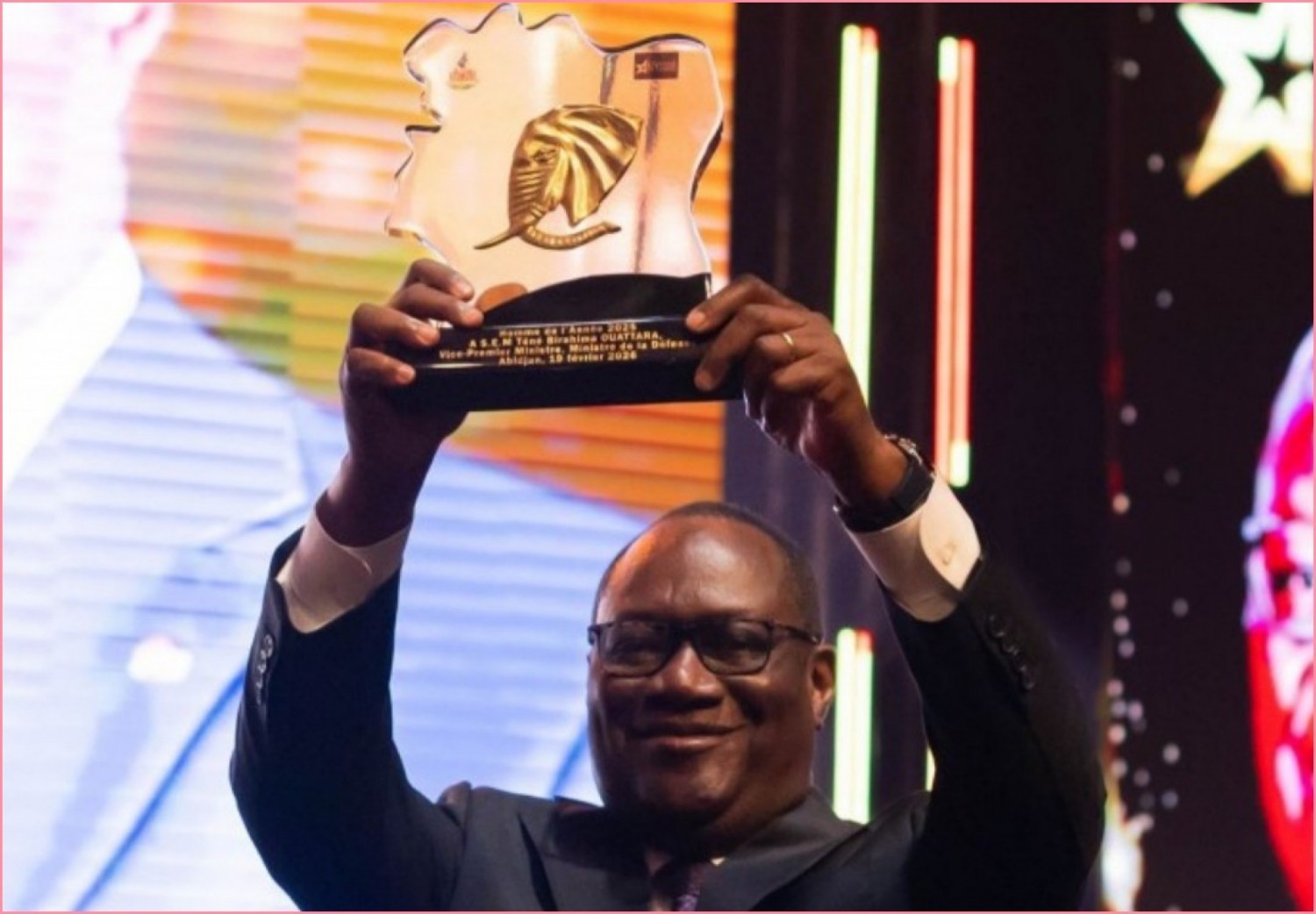 Côte d'Ivoire : L'Homme de l'Année 2025, Téné Birahima dédie sa distinction aux hommes et femmes qui œuvrent chaque jour au prix du sacrifice suprême pour protéger le  pays