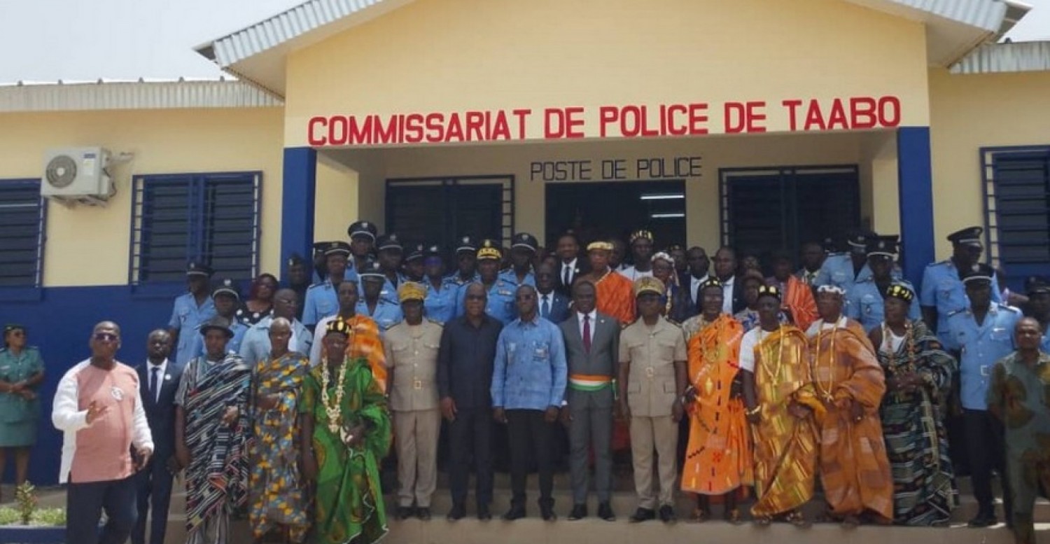 Côte d'Ivoire : Face à l'essor démographique, Taabo mise sur la sécurité avec l'inauguration d'un nouveau commissariat