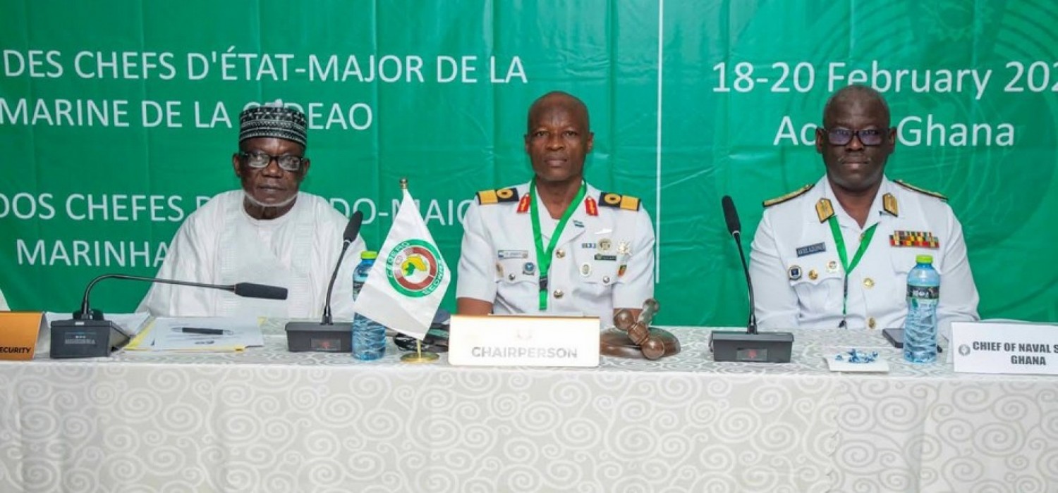 Cedeao :  Les chefs d'Etat-major des marines s'engagent contre les menaces dans le golfe de Guinée