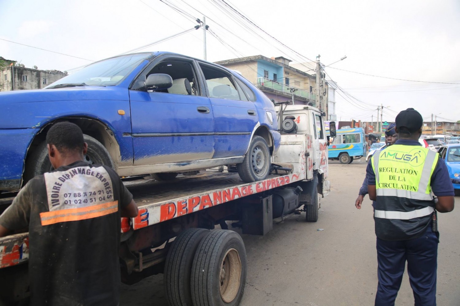 Côte d'Ivoire : Opération de remorquage de véhicules pour stationnements anarchiques, amende comprise entre 120 000 et 300 000 FCFA