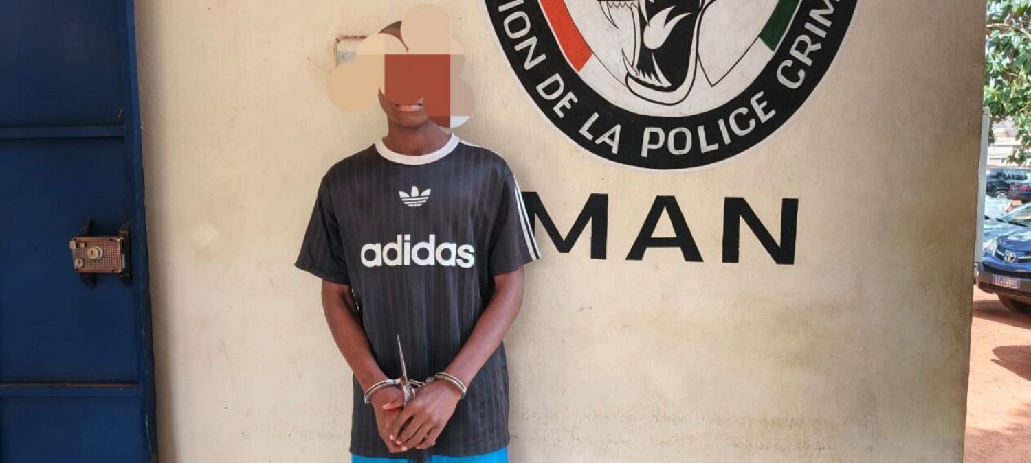 Côte d'Ivoire : Man, après deux mois de cavale, le principal suspect d'un meurtre arrêté au moment d'un recrutement militaire