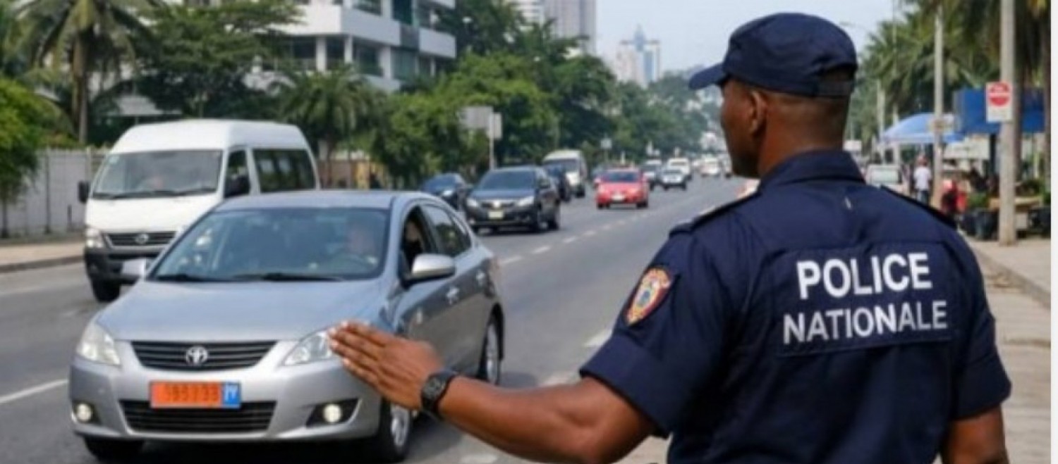 Côte d'Ivoire : Suspendu de salaire pour abandon de poste depuis avril 2025, un policier procédait à des contrôles routiers