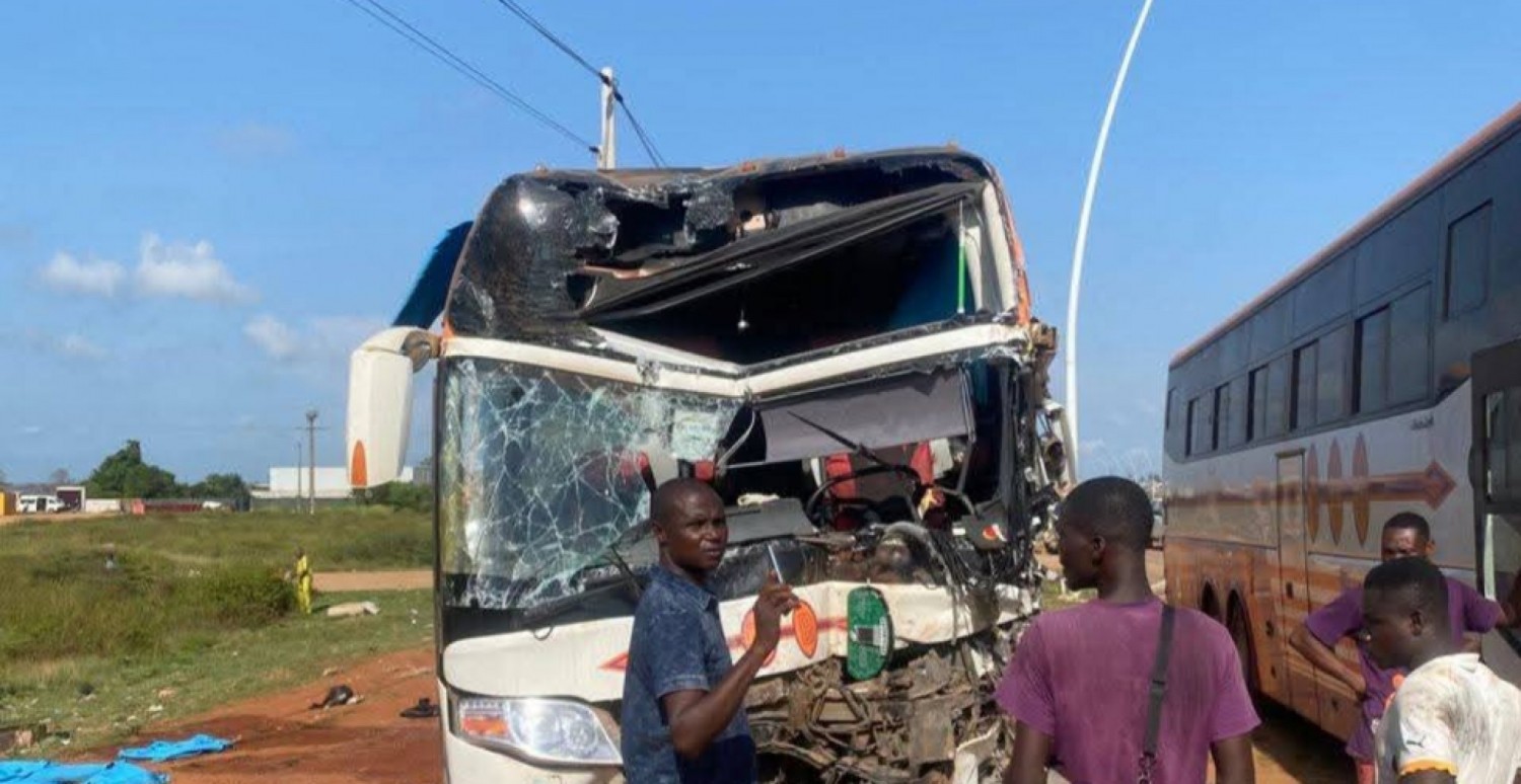 Côte d'Ivoire : Collision meurtrière à Port-Bouët, un car et un camion impliqués, plusieurs blessés enregistrés