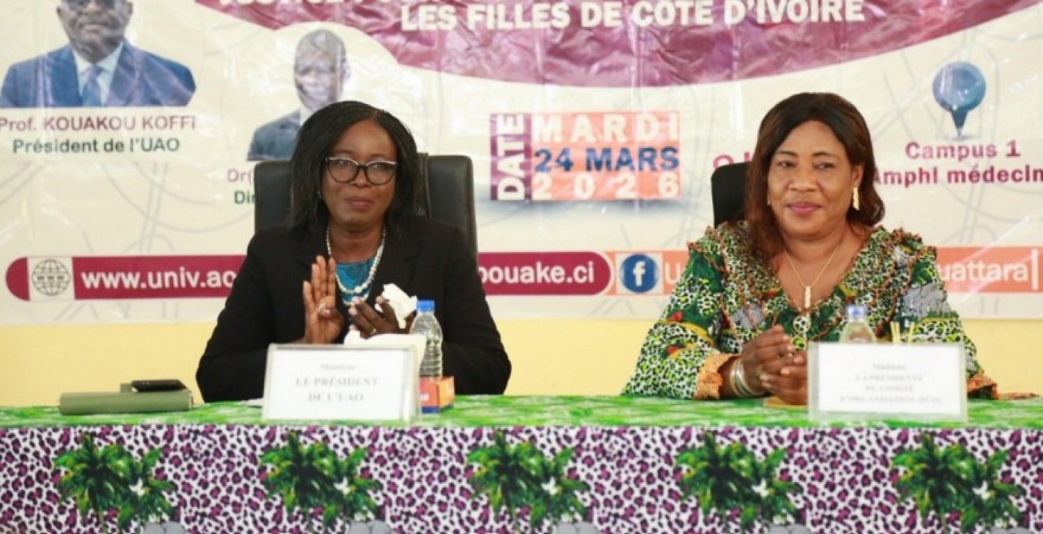 Côte d'Ivoire : Bouaké, l'UAO et le CROU-B réaffirment leur engagement à promouvoir l'égalité des chances des femmes