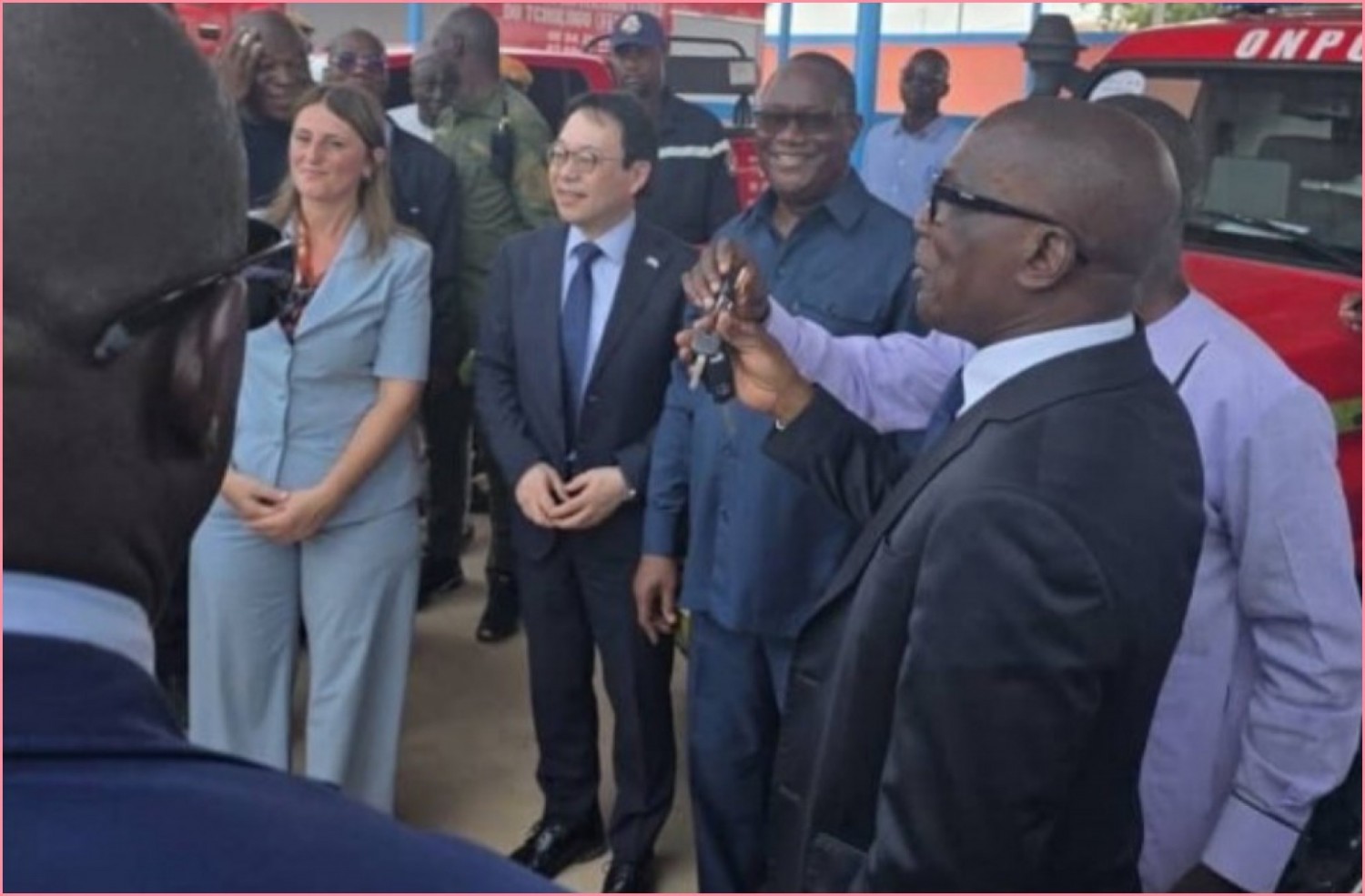 Côte d'Ivoire : Remise d'infrastructures à l'ONPC de  Ferké, Téné Birahima exprime sa reconnaissance au Japon et au PNUD