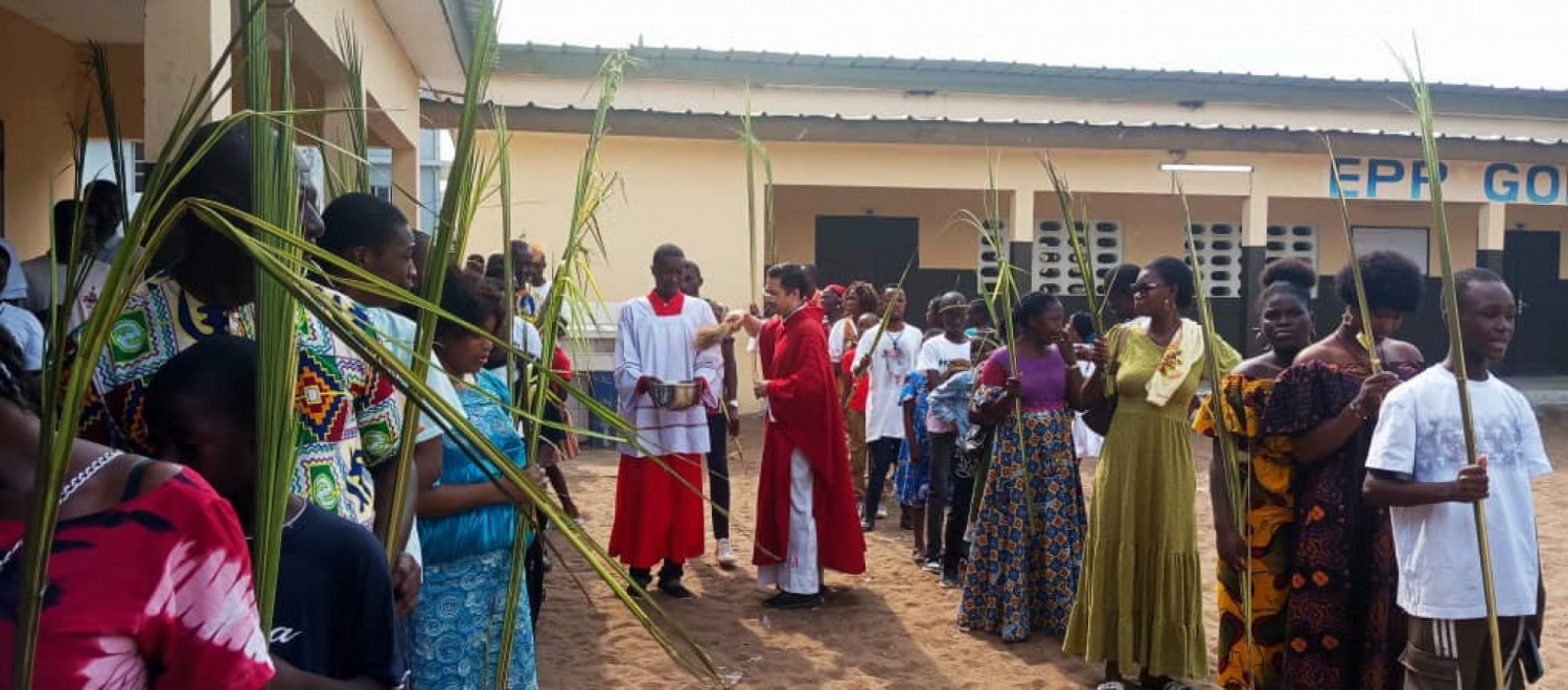 Côte d'Ivoire : Solennité des Rameaux, l'appel fort de l'Eglise à rompre avec la trahison, la corruption, l'avidité, l'inconstance et toutes les formes de dérives humaines