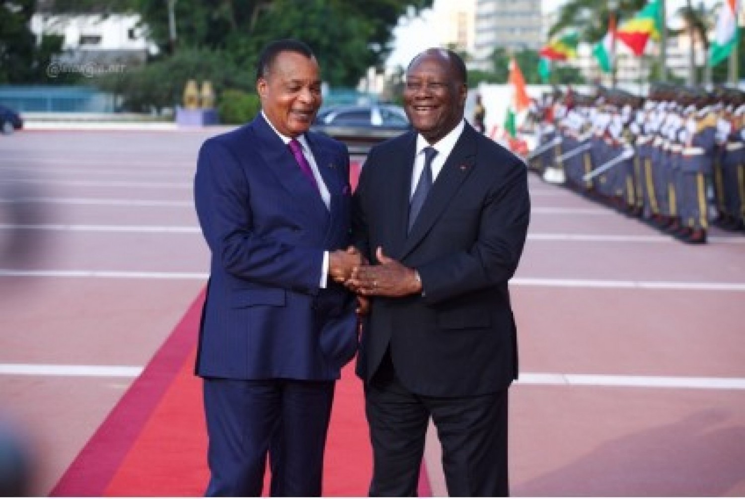 Côte d'Ivoire-Congo : Ouattara félicite Sassou Sassou-Nguesso à la suite de sa réélection
