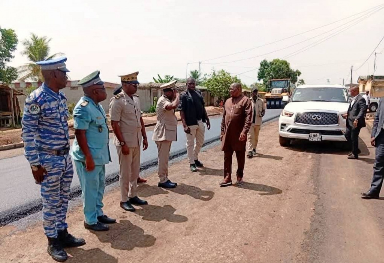 Côte d'Ivoire : Bangolo,  lancement officiel des travaux de bitumage des voies urbaines