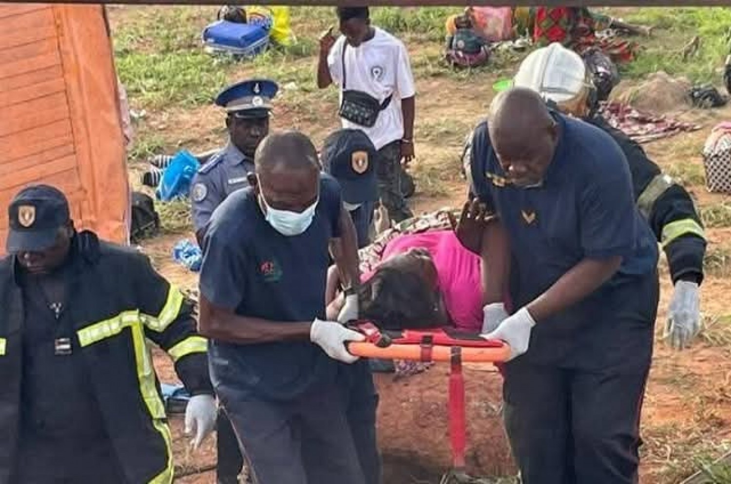 Côte d'Ivoire : Sortie de route d'un car de transport, un mort et des dizaines de blessés sur l'axe Yamoussoukro–Bouaké