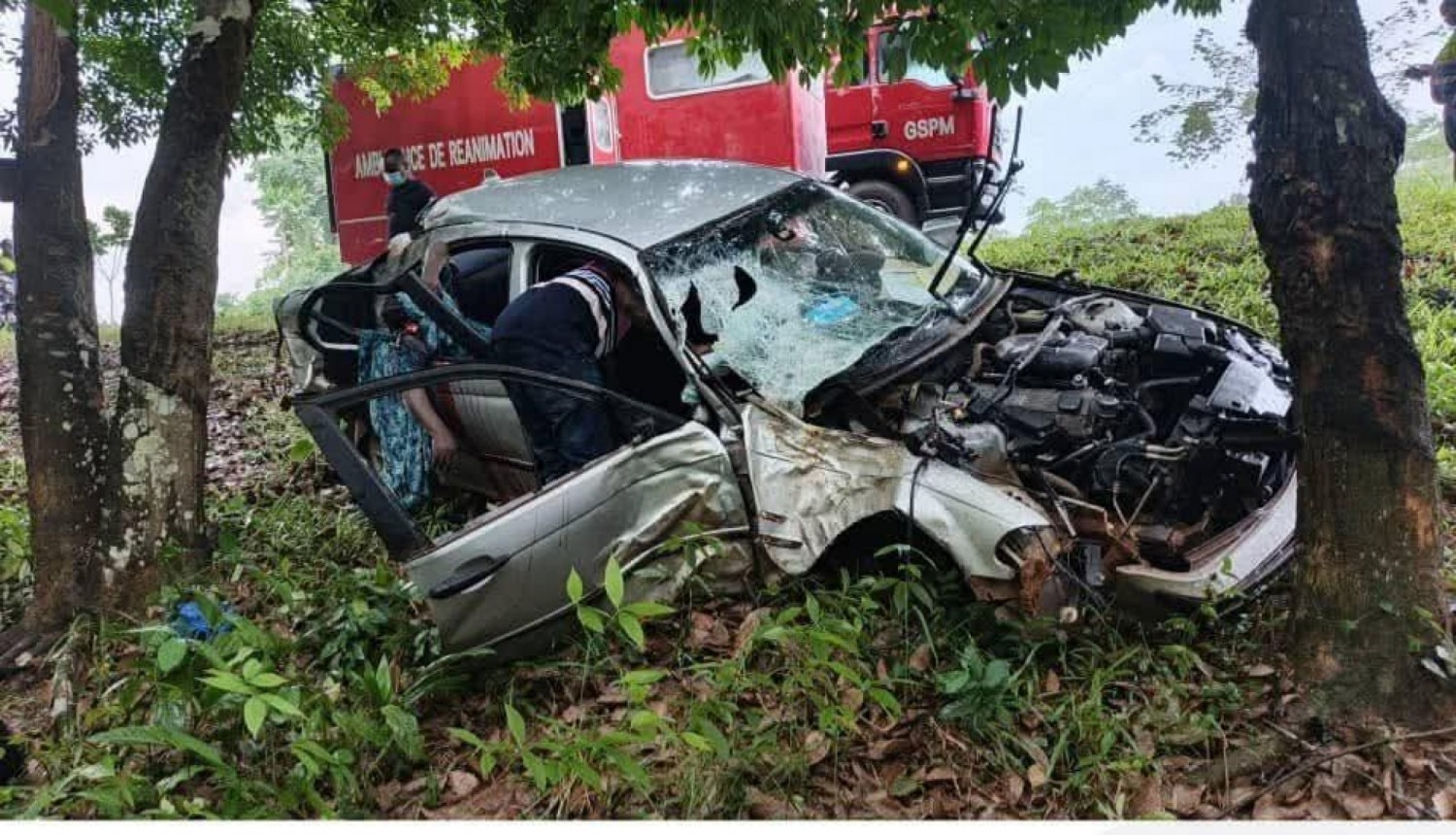 Côte d'Ivoire : Autoroute du Nord, trois morts et deux blessés graves dans une sortie de route à N'Zianouan