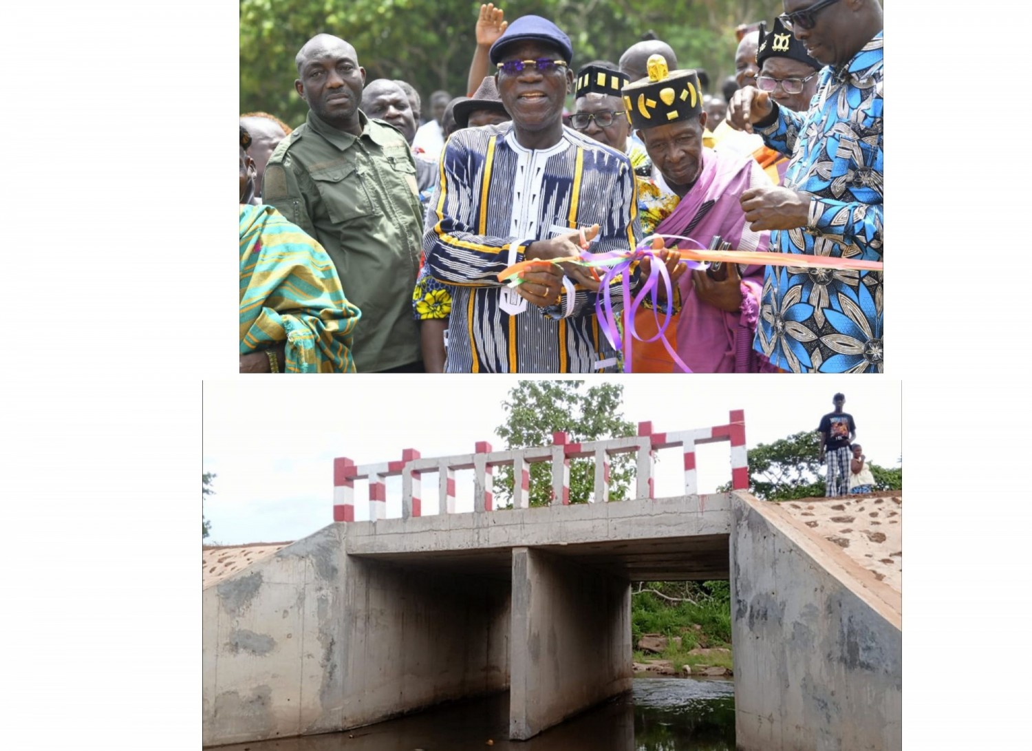 Côte d'Ivoire : Gbêkê, le village Mébo et la commune de Brobo reliés par un pont offert par le conseil régional