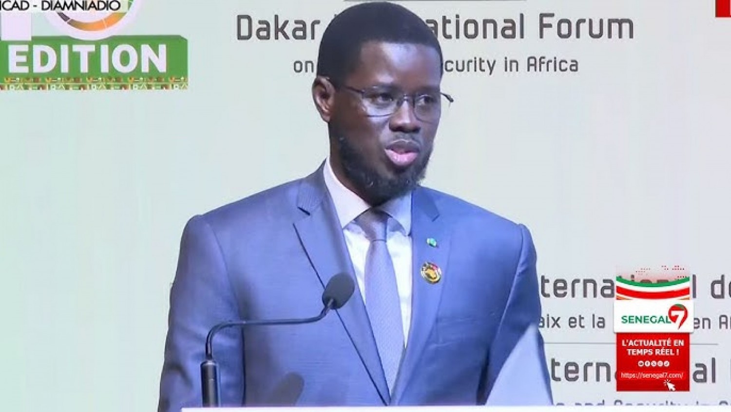 Sénégal : « Forum de Dakar », Bassirou Faye appelle à une riposte globale contre le terrorisme