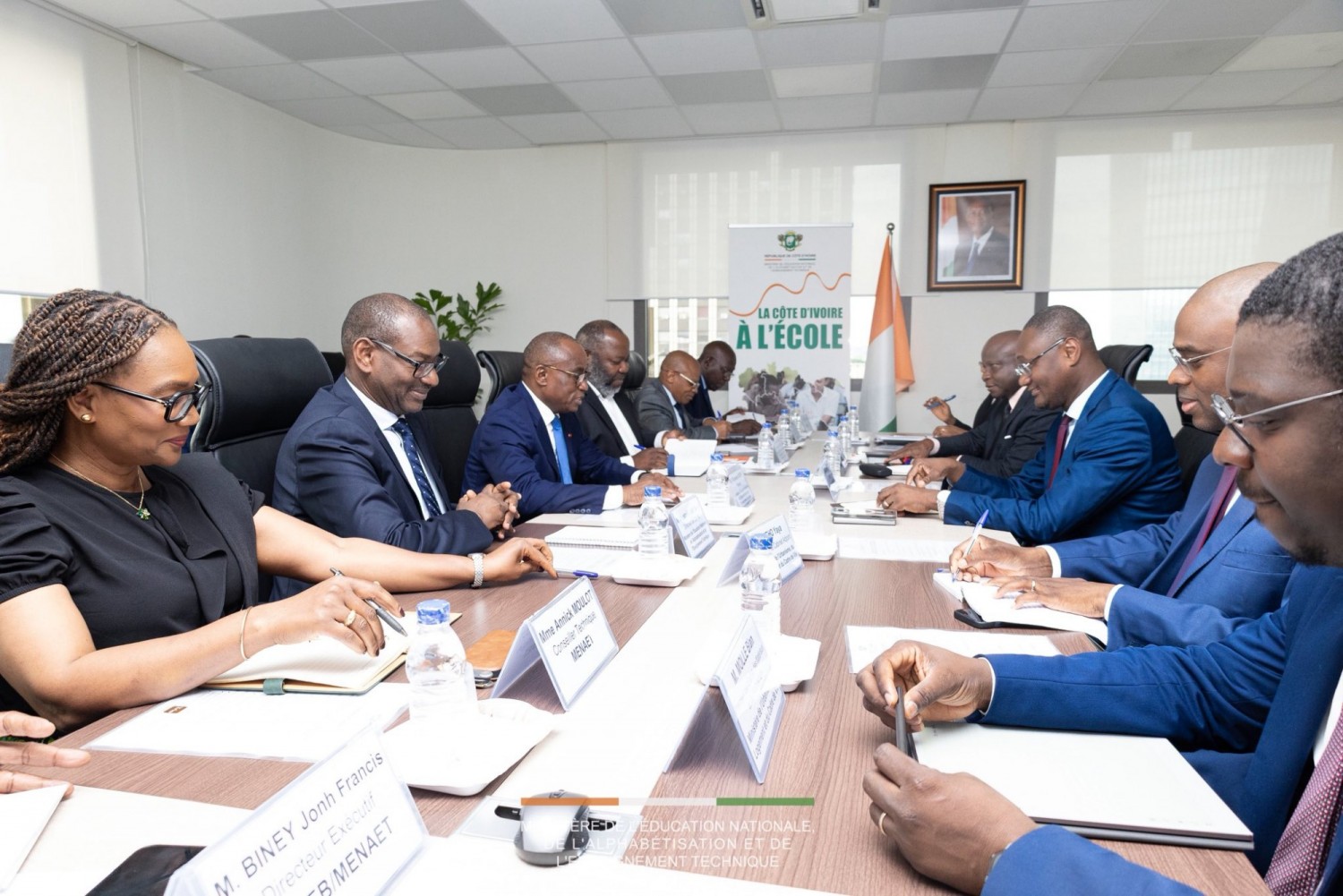 Côte d'Ivoire : Système éducatif, la question du logement du personnel au cœur des discussions entre les ministres Moussa Sanogo et N'Guessan Koffi