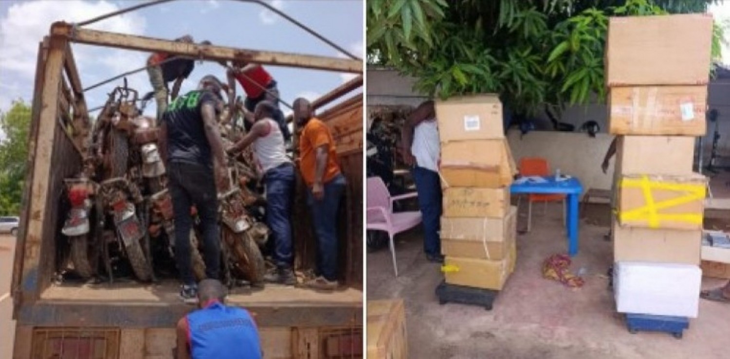 Côte d'Ivoire : Près de 10 tonnes de médicaments prohibés saisis dans la Bagoué, les suspects en fuite