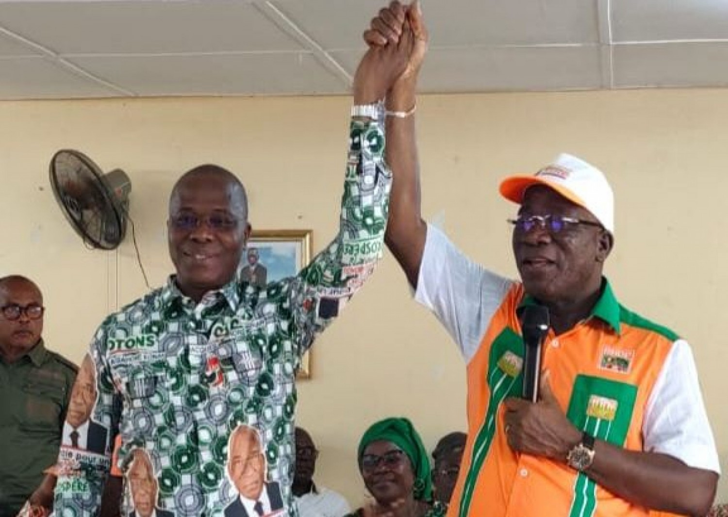 Côte d'Ivoire : Diabo-Languibonou, Assahoré présente Koumoin René aux militants RHDP, qui promet du renfort