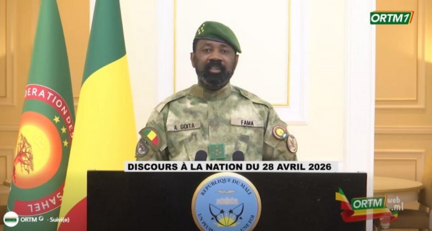 Mali : Assimi Goïta brise le silence et annonce une situation «maîtrisée» après les attaques du 25 avril