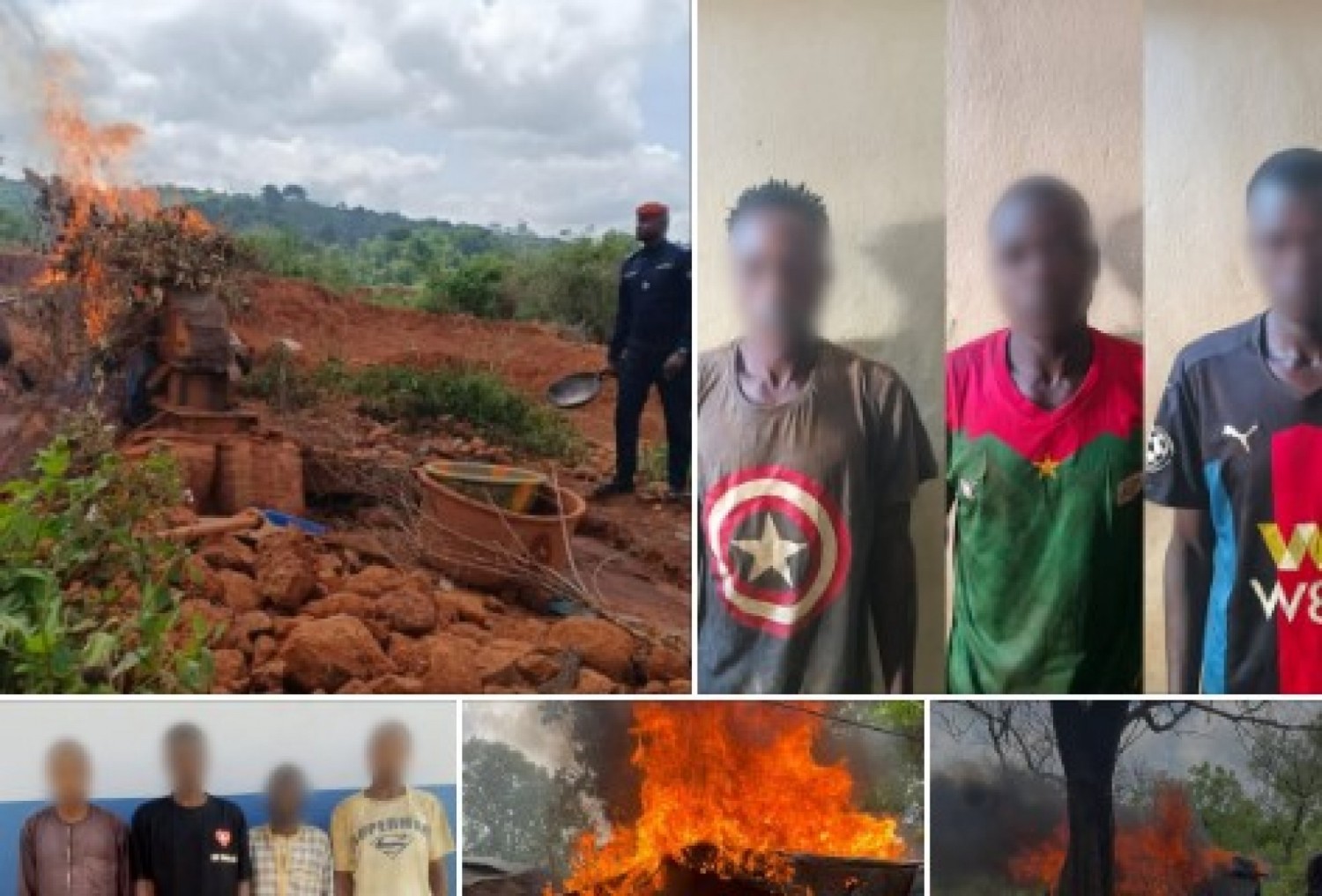 Côte d'Ivoire : Lutte contre l'orpaillage illégal, plusieurs interpellations à Niakara et Zuénoula