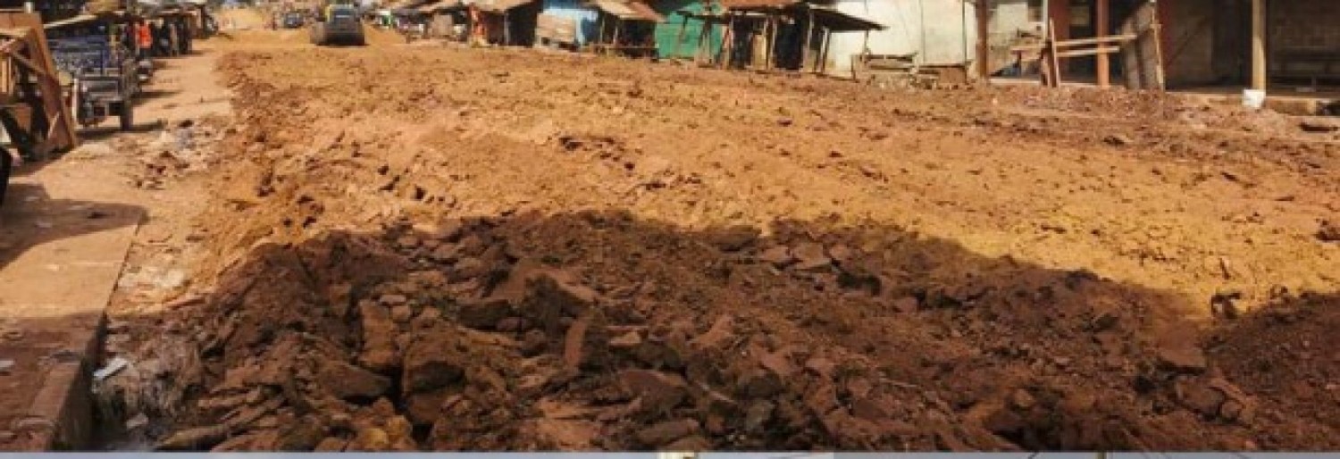 Côte d'Ivoire : Lancement des travaux de d'aménagement et de Bitumage de la voirie de Zouan-Hounien (Tonpki)