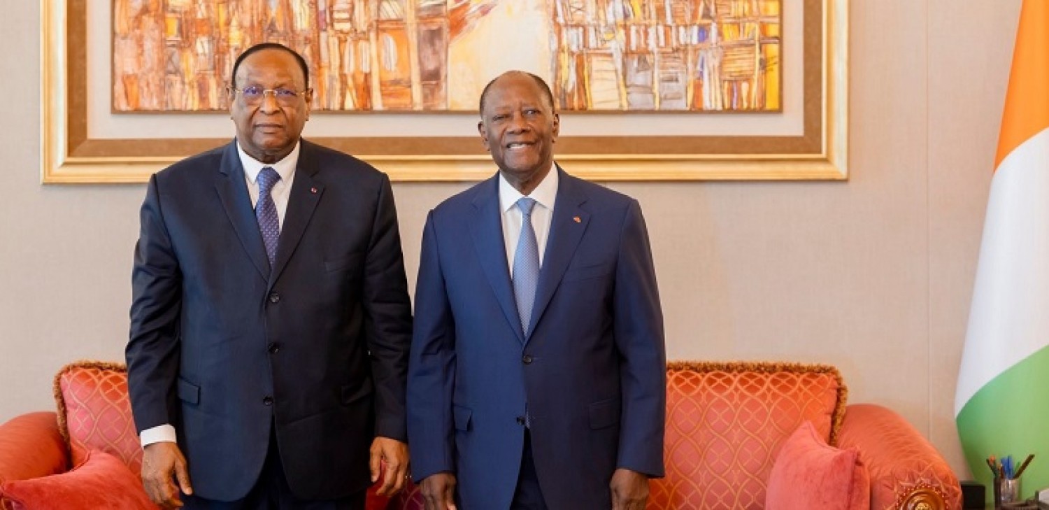 Côte d'Ivoire : CEDEAO–AES, en mission de médiation, Lansana Kouyaté échange avec Alassane Ouattara à Abidjan