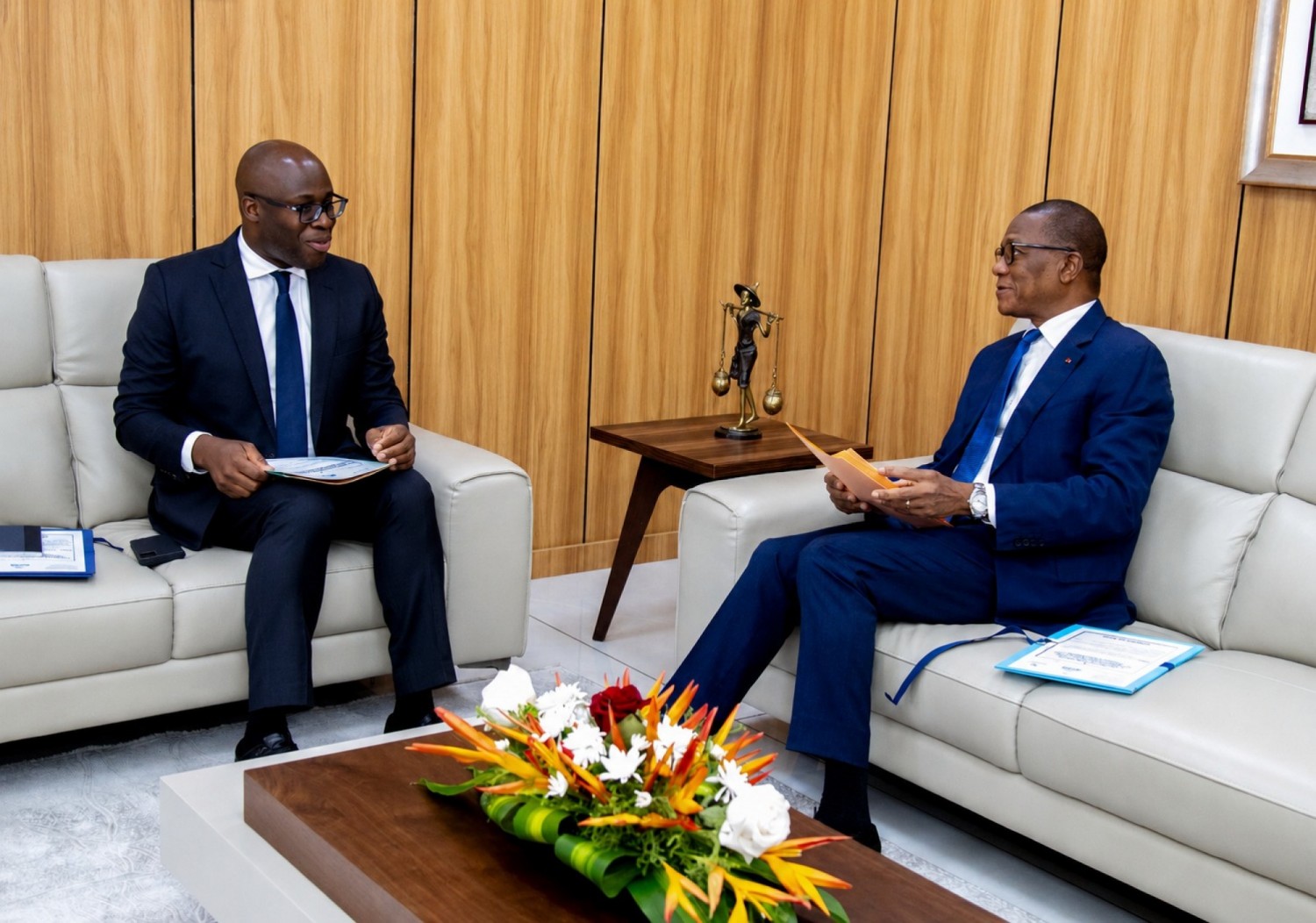 Côte d'Ivoire : Le DG par intérim de l'AFOR soumet au ministre Bruno Koné les projets de sécurisation foncière rurale en cours d'exécution