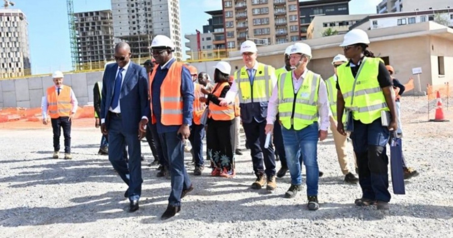 Côte d'Ivoire : Plusieurs sites stratégiques du chantier de la Ligne 1 du Métro d'Abidjan visités par le ministre Hien Sié, mise en service horizon 2029