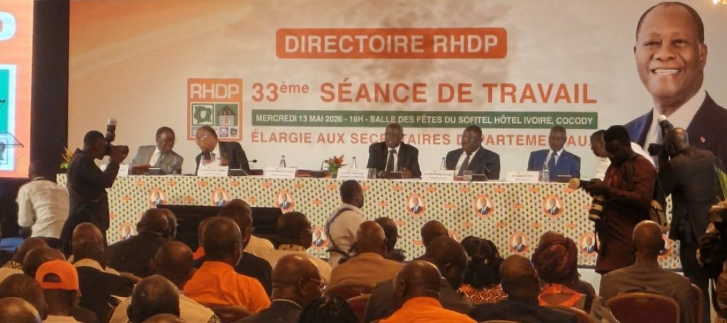Côte d'Ivoire : RHDP, le directoire resserre les rangs et relance la machine politique après le congrès de 2025