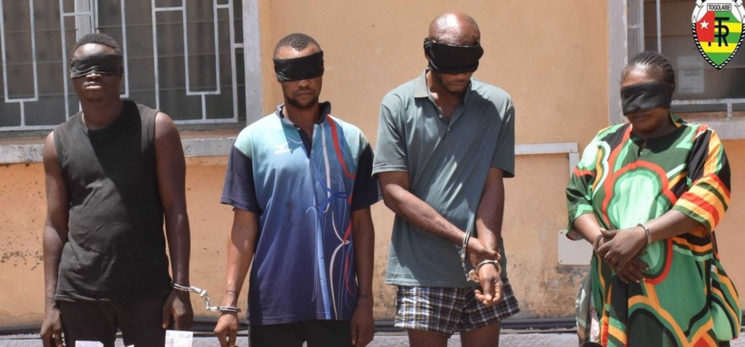 Togo :  La Police arrête 5 suspects à Sanvee-Condji, un pistolet et 13 millions F CFA saisis