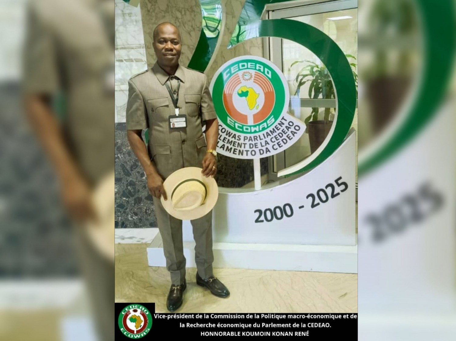 Côte d'Ivoire : L'Honnorable Koumoin René prend du galon à la CEDEAO à Abuja, le pays s'offre une vice-présidence stratégique