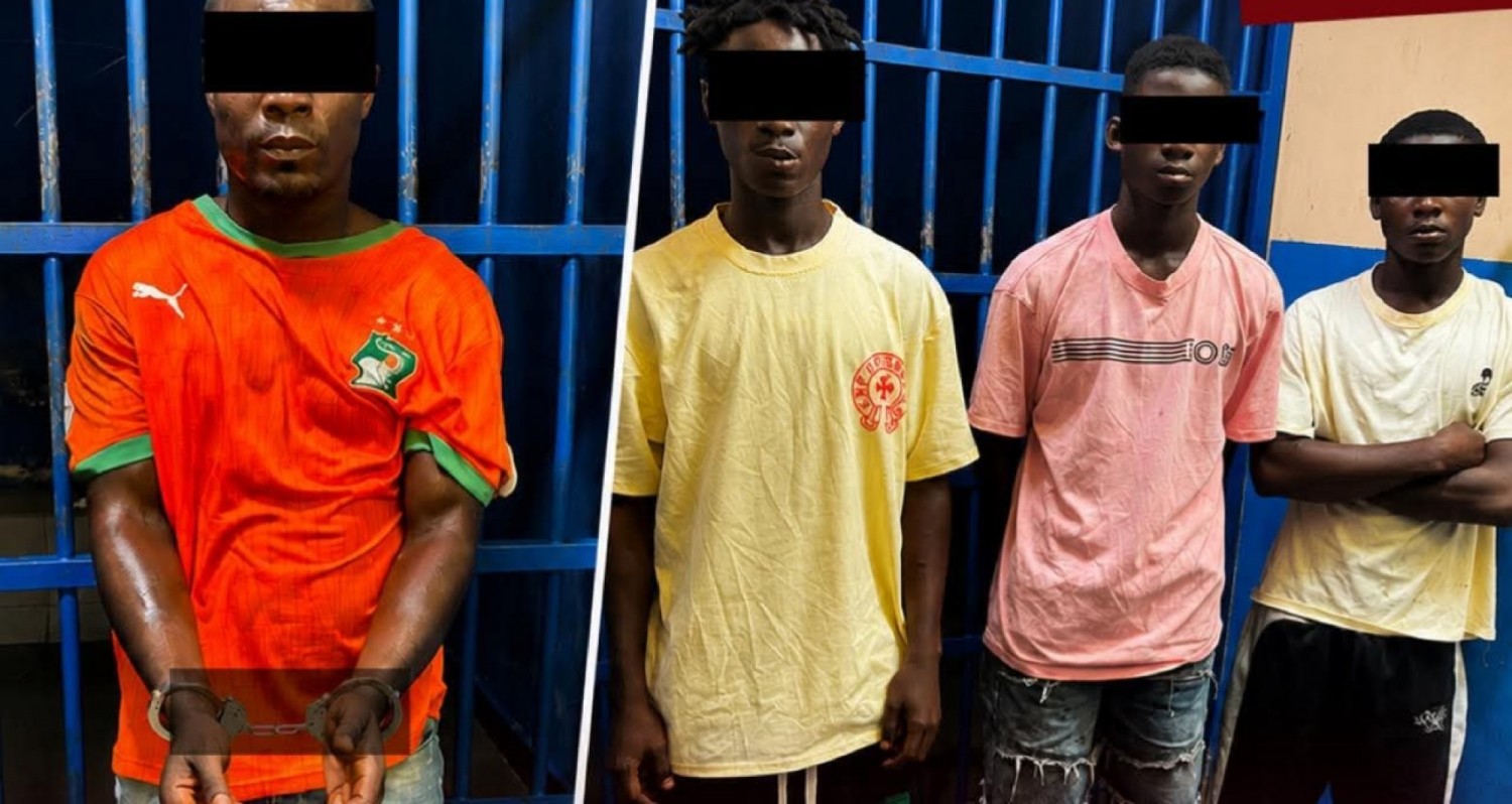 Côte d'Ivoire : Attécoubé, le présumé réseau criminel d'Agban Village arrêté après une opération policière musclée