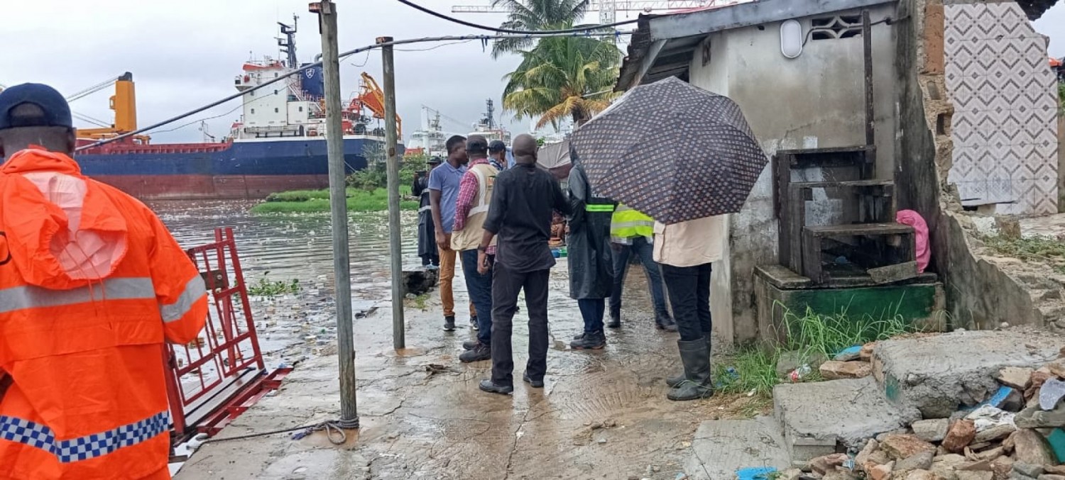 Côte d'Ivoire : Saison des pluies, plusieurs sites à risque d'inondation de la commune du Plateau passés en revue