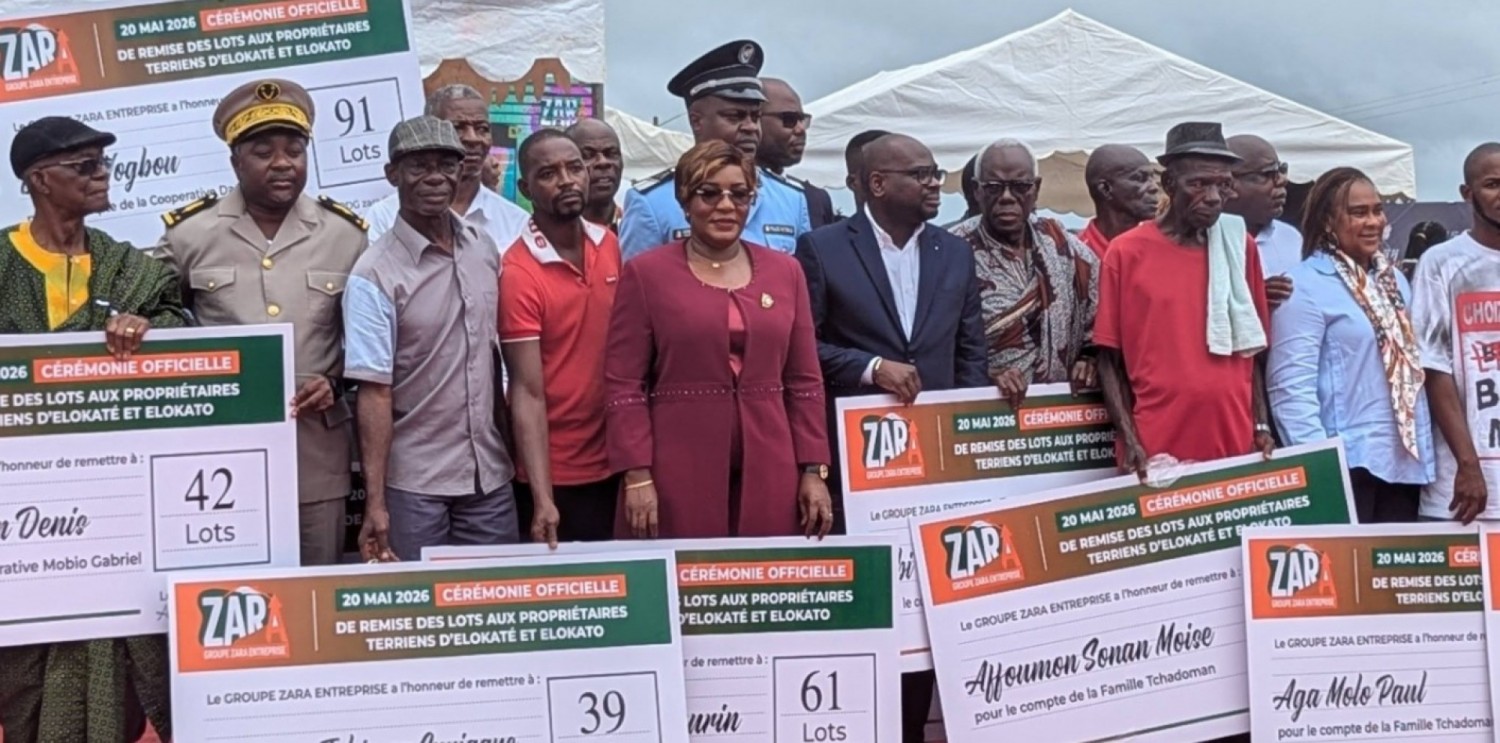 Côte d'Ivoire : Bingerville, après 8 ans de litige, les terres d'Elokaté et Elokato enfin sécurisées, les propriétaires reçoivent leurs ACD