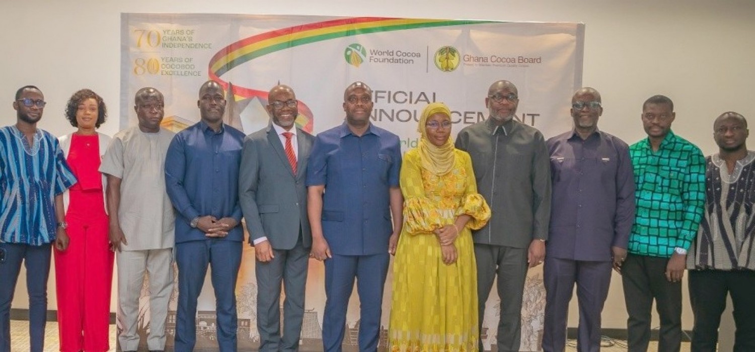 Ghana : Accra va accueillir la réunion des partenaires de la Fondation mondiale du cacao en 2027