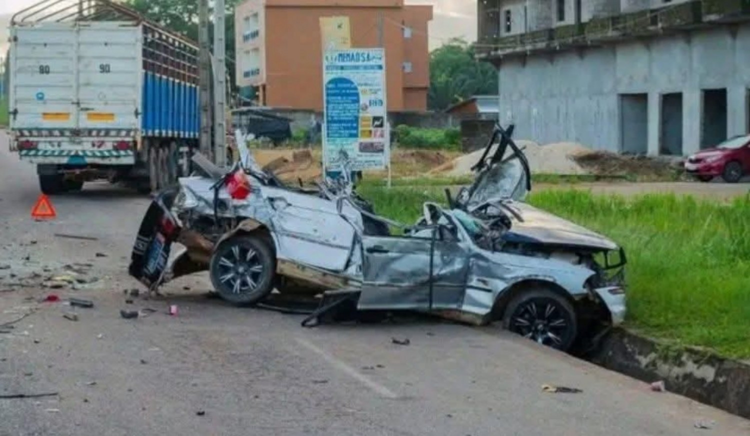 Côte d'Ivoire : Drame routier sur l'axe Yaou–Bonoua, deux morts dans une collision nocturne