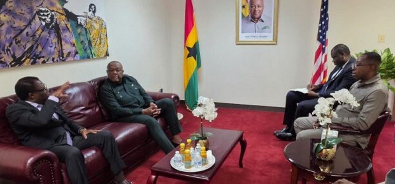 Ghana-Togo :  Les ambassadeurs des deux pays aux Etats-Unis évoquent les questions d'énergie, transports et développement transfrontalier