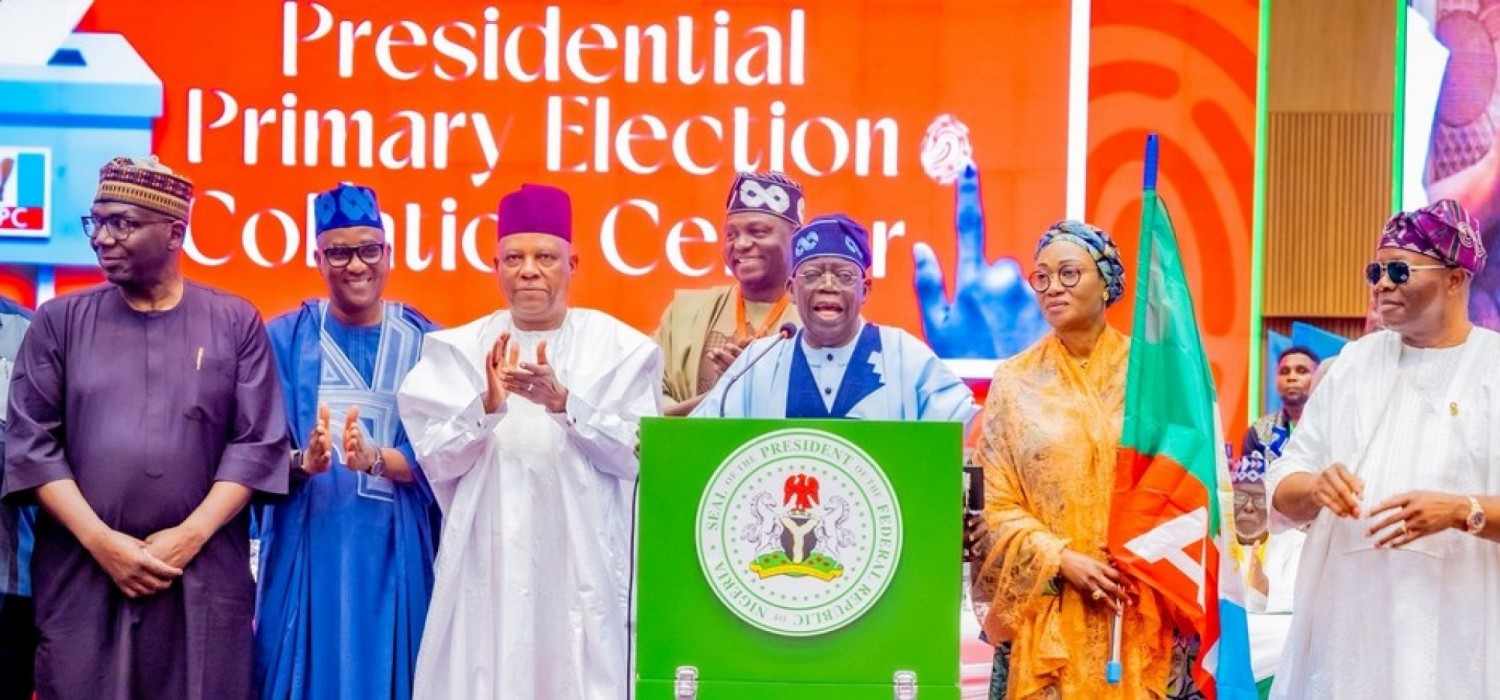 Nigeria :  Elections primaires de l'APC, Tinubu remporte le vote pour la présidentielle 2027