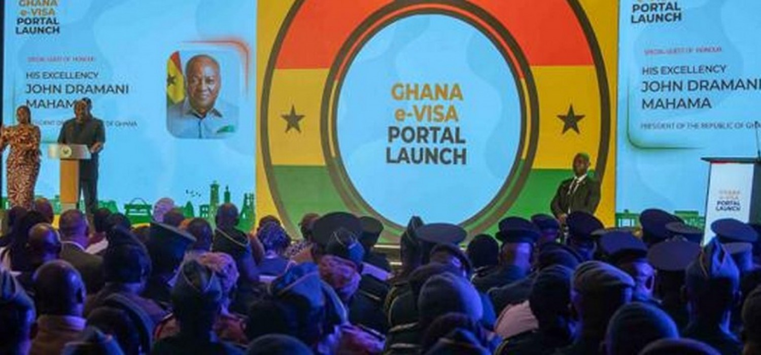 Ghana :  Lancement du visa électronique, exemption de frais pour les détenteurs de passeports africains
