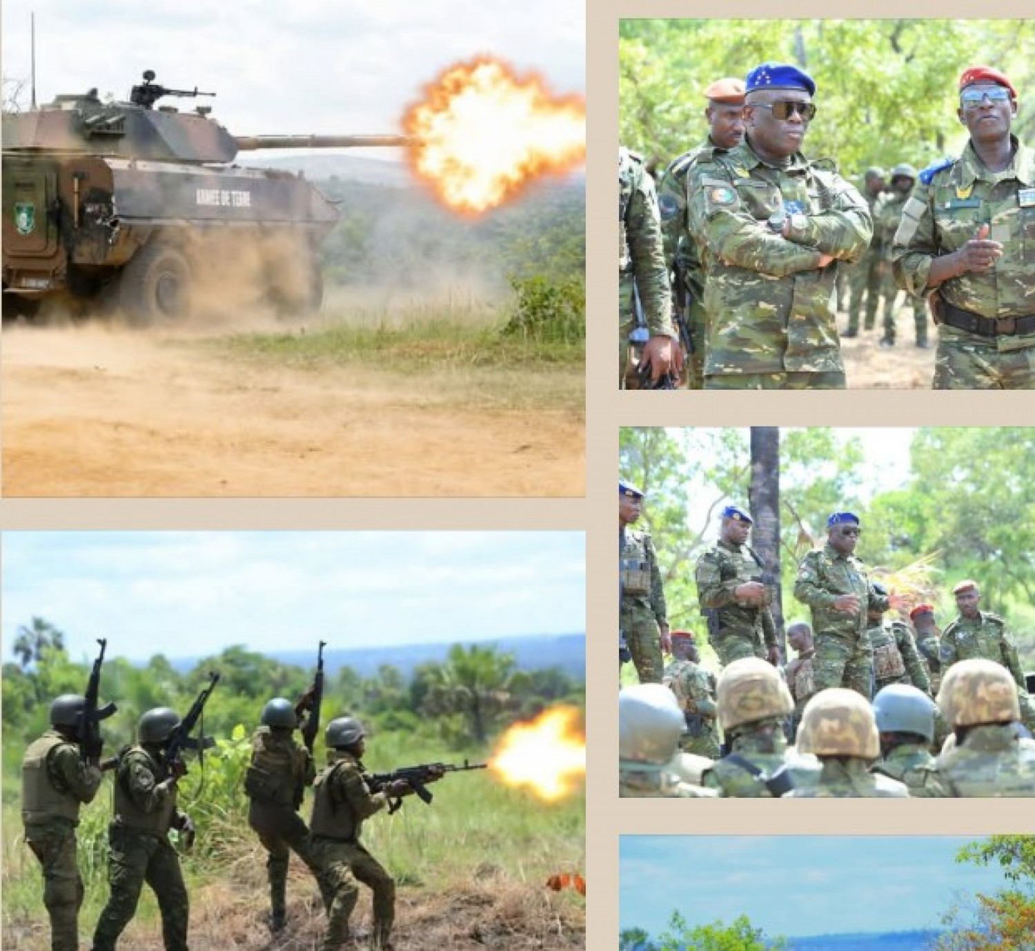 Côte d'Ivoire : Exercice Inter-Armée, les FACI renforcent  leur préparation opérationnelle à Lomo Nord (Toumodi), 2500 hommes mobilisés