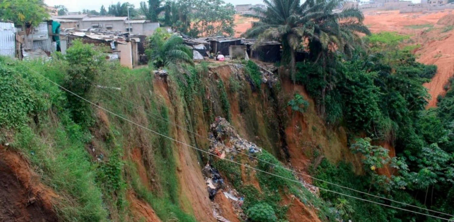 Côte d'Ivoire : Abobo Belleville, des familles mises à l'abri face à la menace d'un ravin en progression