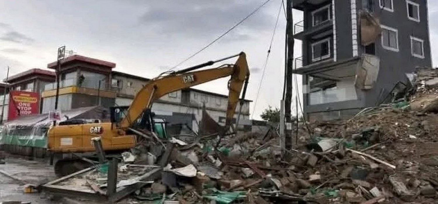 Ghana :  Pluies et prévisions de dégâts, 16 bâtiments à démolir dans le Grand Accra
