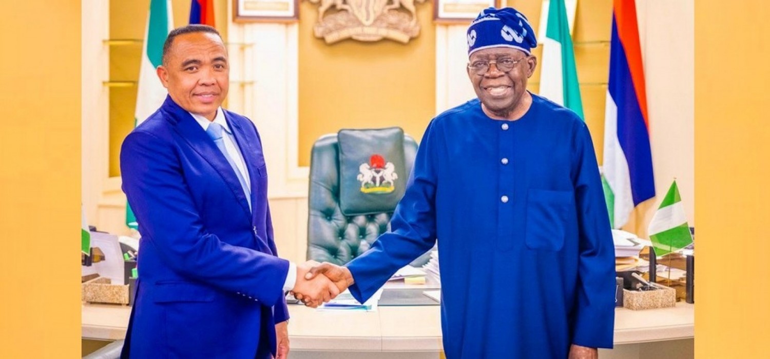 Nigeria-Madagascar :  Le Colonel Randrianirina et Tinubu discutent coopération et situation politique à Madagascar