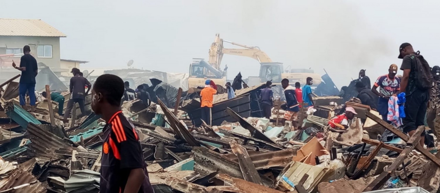 Côte d'Ivoire : Port-Bouët, Toviato, Vanou et Anleya rasés par les bulldozers, des centaines de familles sans abri