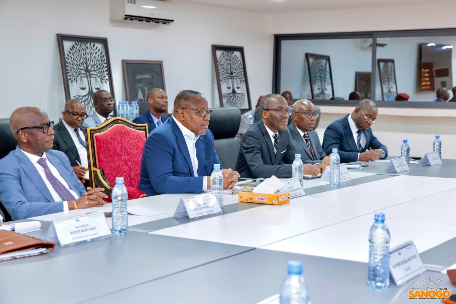 Côte d'Ivoire : Échanges avec le Président du Conseil d'État sur les questions foncières et d'urbanisme, des domaines particulièrement sensibles